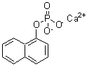 structure of CAS# 17805-69-5, Calcium 1-Naphthyl Phosphate;1-NAPHTHYLPHOSPHORIC ACID CALCIUM SALT;calcium naphthyl phosphate
