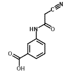 CAS#: 178168-23-5， 3-[(Cyanoacetyl)Amino]Benzoic Acid