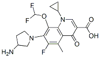 CAS#: 178174-19-1， 7-(3-Aminopyrrolidin-1-Yl)-1-Cyclopropyl-8-(Difluoromethoxy)-6-Fluoro-5-Methyl-4-Oxoquinoline-3-Carboxylic Acid