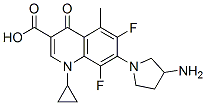 CAS#: 178233-18-6， 7-(3-Aminopyrrolidin-1-Yl)-1-Cyclopropyl-6,8-Difluoro-5-Methyl-4-Oxoquinoline-3-Carboxylic Acid