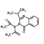 CAS#: 178244-37-6， N-Acetyl-N-(2-Isopropyl-4-Oxo-3(4H)-Quinazolinyl)Acetamide