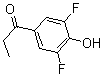 结构式 CAS# 178374-78-2, 1-(3,5-二氟-4-羟基苯基)-1-丙酮