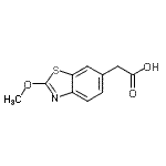 CAS#: 178487-06-4， (2-Methoxy-1,3-Benzothiazol-6-Yl)Acetic Acid