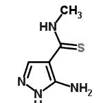 CAS#: 178556-83-7， 3-Amino-N-methyl-1H-pyrazole-4-carbimidothioic acid