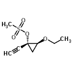 CAS#: 178899-54-2， (1R,2S)-2-Ethoxy-1-Ethynylcyclopropyl Methanesulfonate
