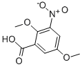 structure of CAS# 17894-26-7, 2,5-Dimethoxy-3-Nitrobenzoic Acid;2,5-Dimethoxy-3-Nitro-Benzoate;Zinc02566093