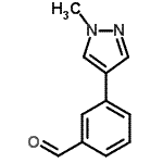 CAS#: 179055-93-7， 3-(1-Methyl-1H-Pyrazol-4-Yl)Benzaldehyde