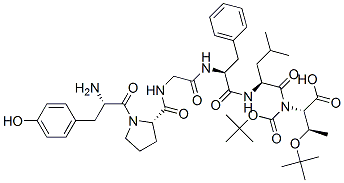 CAS#: 179124-36-8， tert-Butyloxycarbonyl-tyrosyl-prolyl-glycyl-phenylalanyl-leucyl-(O-tert-butyl)threonine