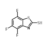 CAS#: 179178-91-7， 4,5,7-Trifluoro-1,3-Benzothiazole-2(3H)-Thione