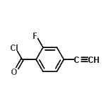 CAS#: 179232-31-6， 4-Ethynyl-2-Fluorobenzoyl Chloride