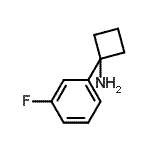 CAS#: 179411-86-0， 1-(3-Fluorophenyl)Cyclobutan-1-Amine