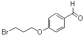 structure of CAS# 17954-81-3, 4-(3-Bromopropoxy)Benzaldehyde;4-(3-bromopropoxy)benzaldehyde;MFCD08447768;NULL
