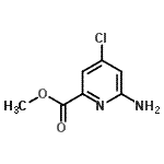 CAS#: 179555-07-8， Methyl 6-Amino-4-Chloro-2-Pyridinecarboxylate