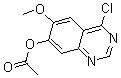 CAS#: 179688-03-0， 4-Chloro-6-Methoxy-7-Quinazolinol 7-Acetate