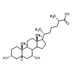 CAS#: 17974-66-2， (3alpha,5beta,7alpha,8xi,9xi,14xi,17xi)-3,7-Dihydroxycholestan-26-oic acid