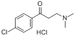structure of CAS# 1798-83-0, 1-(4-Chlorophenyl)-3-(Dimethylamino)-1-Propanone Hydrochloride (1:1);1-(4-Chlorophenyl)-3-Dimethylaminopropan-1-One Hydrochloride;1-(4-Chlorophenyl)-3-Dimethylamino-Propan-1-One;Hydron;Chloride;1-(4-Chlorophenyl)-3-Dimethylamino-Propan-1-One Hydrochloride