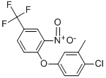 structure of CAS# 1799-97-9, 4-(4-Chloro-3-Methylphenoxy)-3-Nitrobenzotrifluoride;1-(4-Chloro-3-Methyl-Phenoxy)-2-Nitro-4-(Trifluoromethyl)Benzene;Maybridge1_001457;Nciopen2_007963