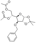 CAS#: 18006-25-2， 1,2-O-(1-Methylethylidene)-3-O-(Phenylmethyl)-alpha-D-Glucofuranose Diacetate