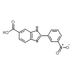 CAS#: 180197-42-6， 2-(3-Nitrophenyl)-1H-Benzimidazole-6-Carboxylic Acid