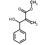 structure of CAS# 18020-59-2, Methyl 2-[Hydroxy(Phenyl)Methyl]Acrylate;2-(HYDROXY-PHENYL-METHYL)-ACRYLICACIDMETHYLESTER;methyl 2-(hydroxy(phenyl)methyl)acrylate