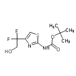 CAS#: 180207-42-5， 2-Methyl-2-Propanyl [4-(1,1-Difluoro-2-Hydroxyethyl)-1,3-Thiazol-2-Yl]Carbamate