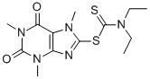 CAS#: 180301-42-2， (1,3,7-Trimethyl-2,6-Dioxopurin-8-Yl) Diethylaminomethanedithioate