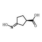 CAS#: 180323-33-5， (1R,3E)-3-(Hydroxyimino)Cyclopentanecarboxylic Acid