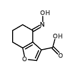 CAS#: 180339-31-5， (4E)-4-(Hydroxyimino)-4,5,6,7-Tetrahydro-1-Benzofuran-3-Carboxylic Acid