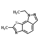 CAS#: 18035-11-5， 1-Ethyl-7-Methyl-1H-[1,3]Thiazolo[4,5-g]Indazole