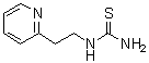 structure of CAS# 180403-26-3, 1-[2-(2-Pyridinyl)Ethyl]Thiourea;[2-(pyridin-2-yl)ethyl]thiourea;2-(2-PYRIDYL)ETHYLTHIOUREA;MFCD00041228