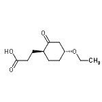 CAS#: 180413-78-9， 3-[(1S,4R)-4-Ethoxy-2-Oxocyclohexyl]Propanoic Acid