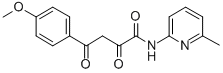 CAS#: 180537-61-5， 4-(4-Methoxyphenyl)-N-(6-Methylpyridin-2-Yl)-2,4-Dioxobutanamide