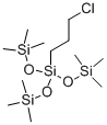结构式 CAS# 18077-31-1, 3-(3-氯丙基)-1,1,1,5,5,5-六甲基-3-[(三甲基硅烷基)氧基]-三硅氧烷