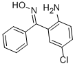 structure of CAS# 18097-52-4, 2-Amino-5-Chlorobenzophenone Oxime;(Ne)-N-[(2-Amino-5-Chlorophenyl)-Phenylmethylidene]Hydroxylamine;(2-Amino-5-Chloro-Phenyl)-Phenyl-Methanone Oxime;(2-Amino-5-Chlorophenyl)-Phenylmethanone Oxime