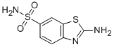 structure of CAS# 18101-58-1, 2-Amino-6-Benzothiazolesulfonamide;Iflab1_005626;Zinc00150156;Sdccgmls-0065606.P001