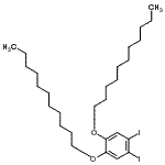 CAS#: 181144-60-5， 1,2-Bis(Dodecyloxy)-4,5-Diiodobenzene