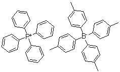 structure of CAS# 181259-35-8, Tetraphenylphosphonium Tetra-p-Tolylborate;TETRAKIS(4-METHYLPHENYL)BORANE-TETRAPHENYLPHOSPHINE COMPLEX;Tetraphenylphosphonium Tetra-P-Tolylborate