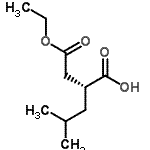 CAS#: 181289-10-1， (2R)-2-(2-Ethoxy-2-Oxoethyl)-4-Methylpentanoic Acid
