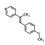 CAS#: 18150-13-5， 4-[(1E)-1-(4-Methoxyphenyl)-1-Propen-2-Yl]Pyridine