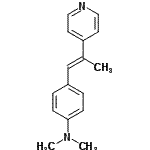 CAS#: 18150-14-6， N,N-Dimethyl-4-[(1E)-2-(4-Pyridinyl)-1-Propen-1-Yl]Aniline