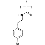 结构式 CAS# 181514-21-6, N-[2-(4-溴苯基)乙基]-2,2,2-三氟乙酰胺