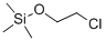 structure of CAS# 18157-17-0, 2-Chloroethoxytrimethylsilane;2-Chloroethoxy-Trimethyl-Silane;270199_Aldrich;2-Chloroethoxytrimethylsilane