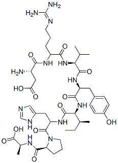 CAS 登录号：18197-01-8， 丙氨酰(8)-血管紧张素II