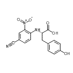 CAS#: 182114-34-7， N-(4-Cyano-2-Nitrophenyl)-L-Tyrosine