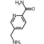 CAS#: 182292-13-3， 5-(Aminomethyl)-2-Pyridinecarboxamide