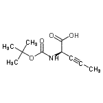 CAS#: 182495-27-8， (2R)-2-({[(2-Methyl-2-Propanyl)Oxy]Carbonyl}Amino)-3-Pentynoic Acid