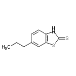 CAS#: 182678-13-3， 6-Propyl-1,3-Benzothiazole-2(3H)-Thione