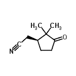 CAS#: 182863-77-0， [(1S)-2,2-Dimethyl-3-Oxocyclopentyl]Acetonitrile