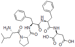 CAS#: 182912-74-9， L-Leucyl-L-Prolyl-L-Phenylalanyl-L-Phenylalanyl-L-Aspartic Acid