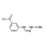 CAS#: 183430-26-4， 3-{(E)-[(2-Cyanohydrazino)Methylene]Amino}Benzoic Acid
